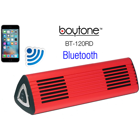 Boytone BT-120RD Ultra-Portable Wireless Bluetooth Speaker - Phoenix Red Boytone BT-120RD Ultra-Portable Wireless Bluetooth Speaker - Phoenix Red
