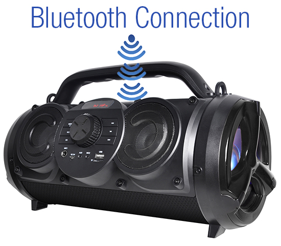Boytone BT-18BK Portable Bluetooth Boombox Speaker, Indoor/Outdoor 2.1 Hi-Fi Cylinder Loud Sound Built-in 5 Boytone BT-18BK Portable Bluetooth Boombox Speaker, Indoor/Outdoor 2.1 Hi-Fi Cylinder Loud Sound Built-in 5