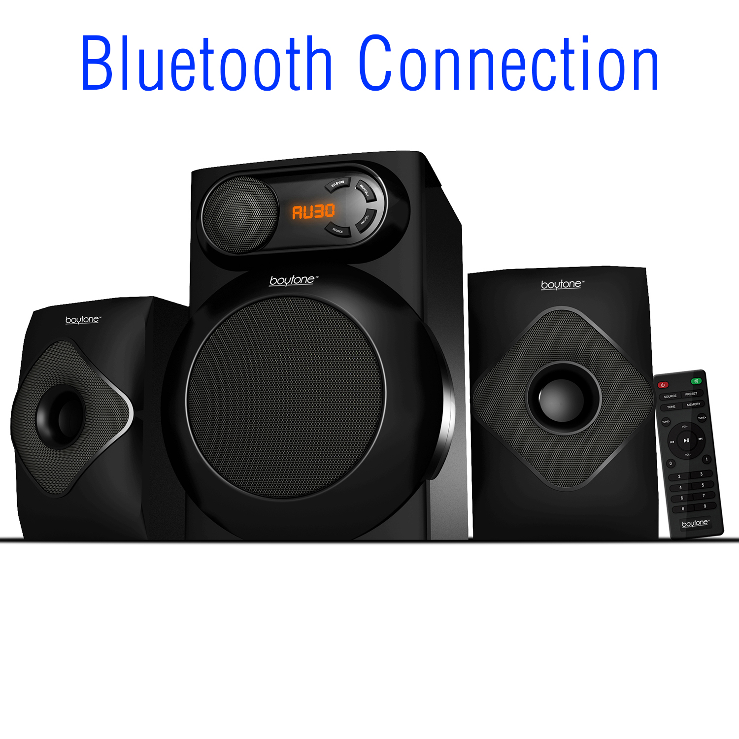 2.1 multimedia speakers with bluetooth