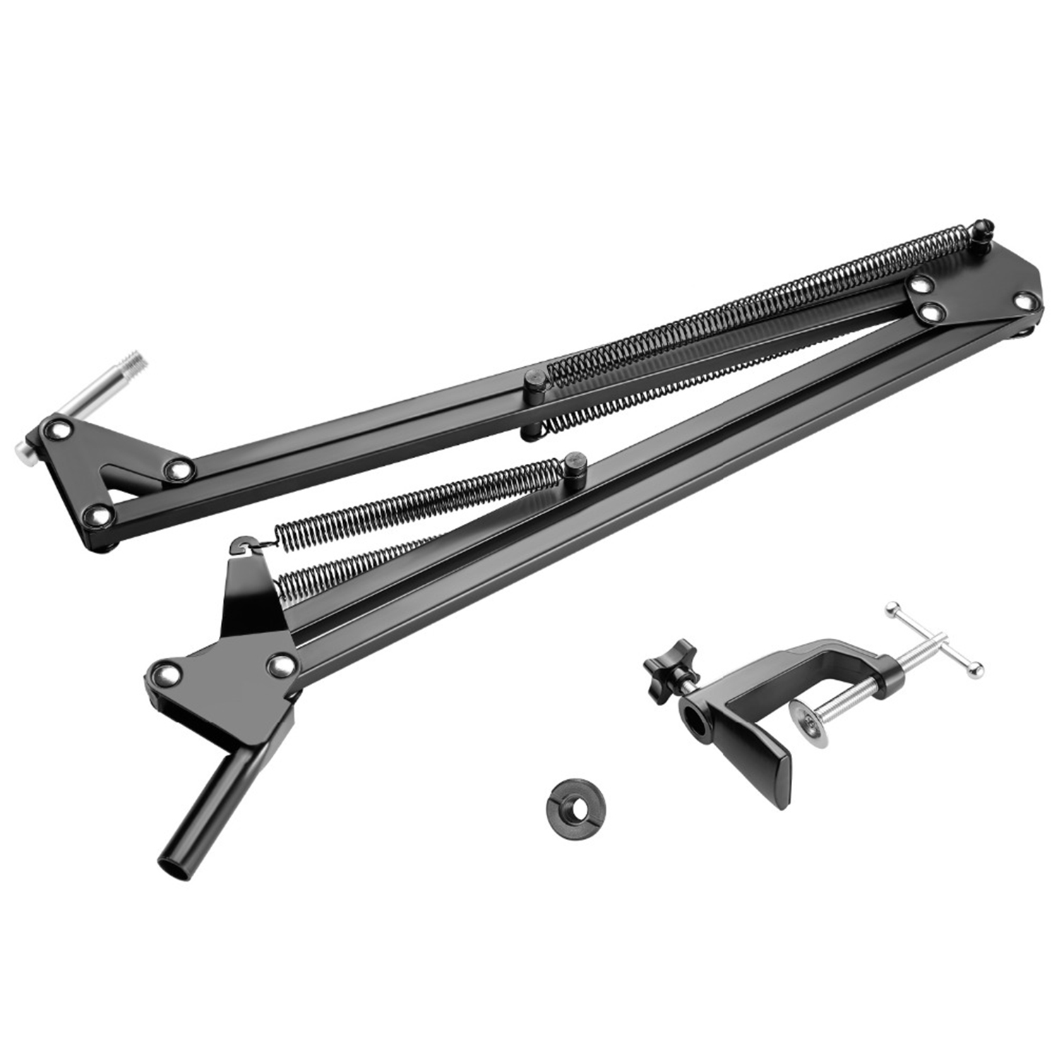 Boytone BT-30ST Adjustable Microphone Arm Suspension Boom Scissor Arm Stand, with 3/8\